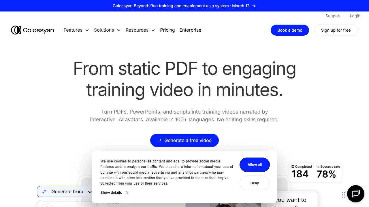 Colossyan Screenshot