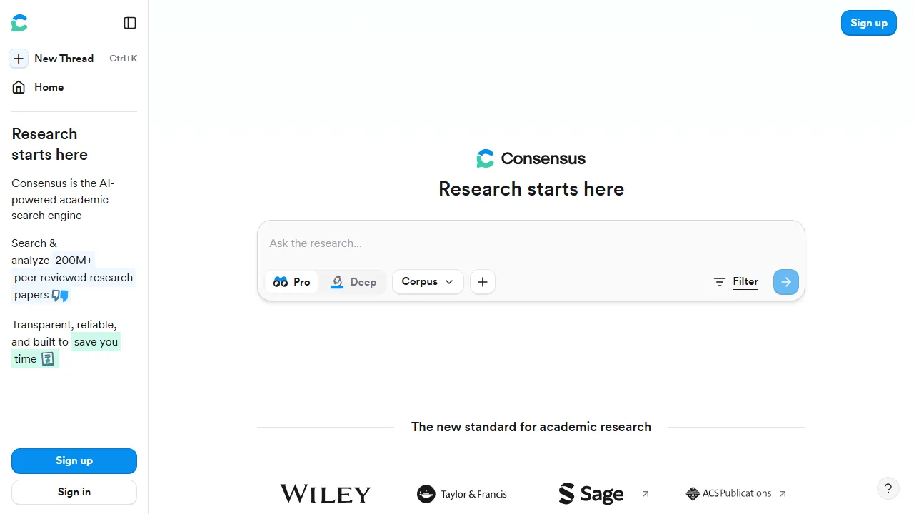 Consensus Screenshot