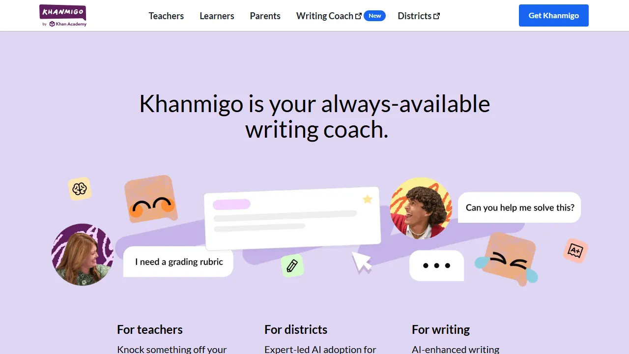 Khan Academy Khanmigo Screenshot