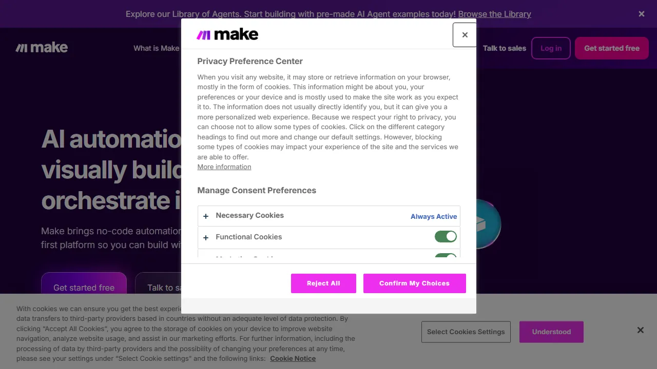 Make (ehem. Integromat) Screenshot