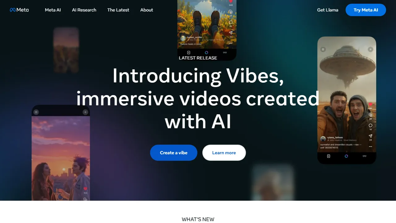 Llama (Meta AI) Screenshot