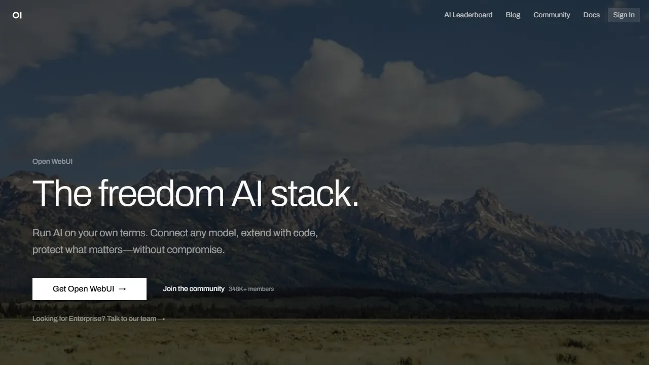 Open WebUI Screenshot