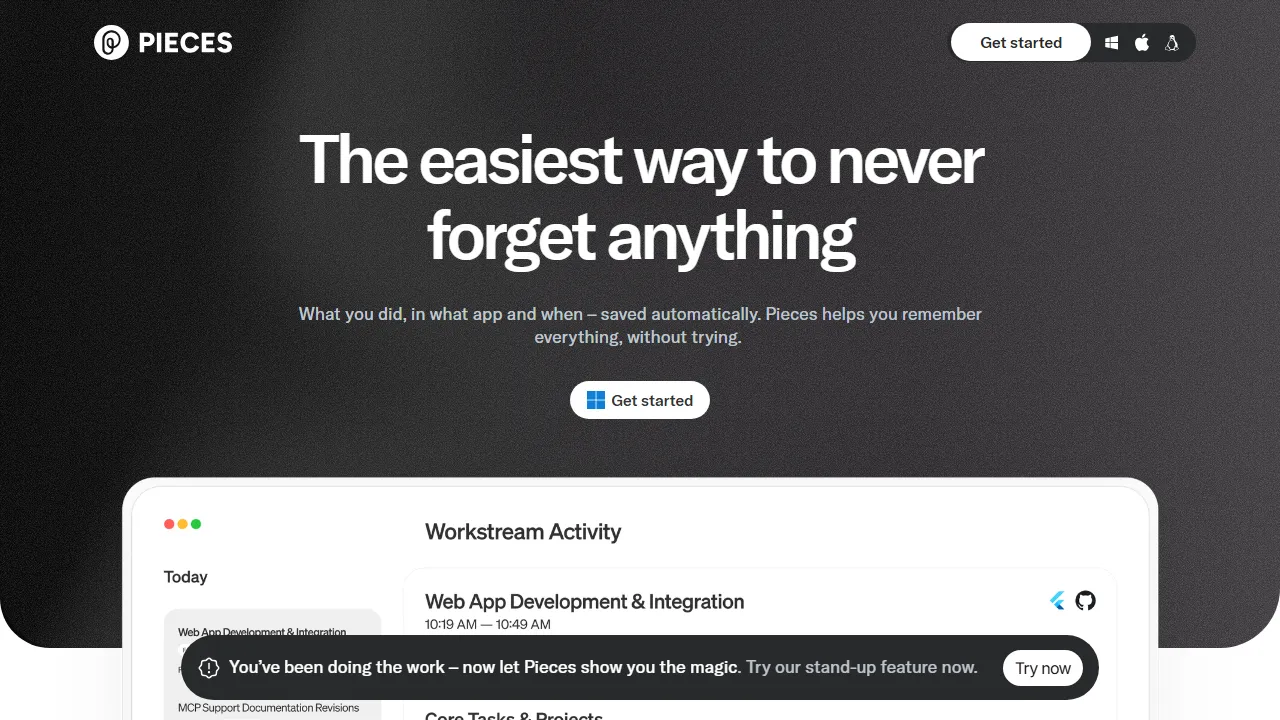 Pieces for Developers Screenshot
