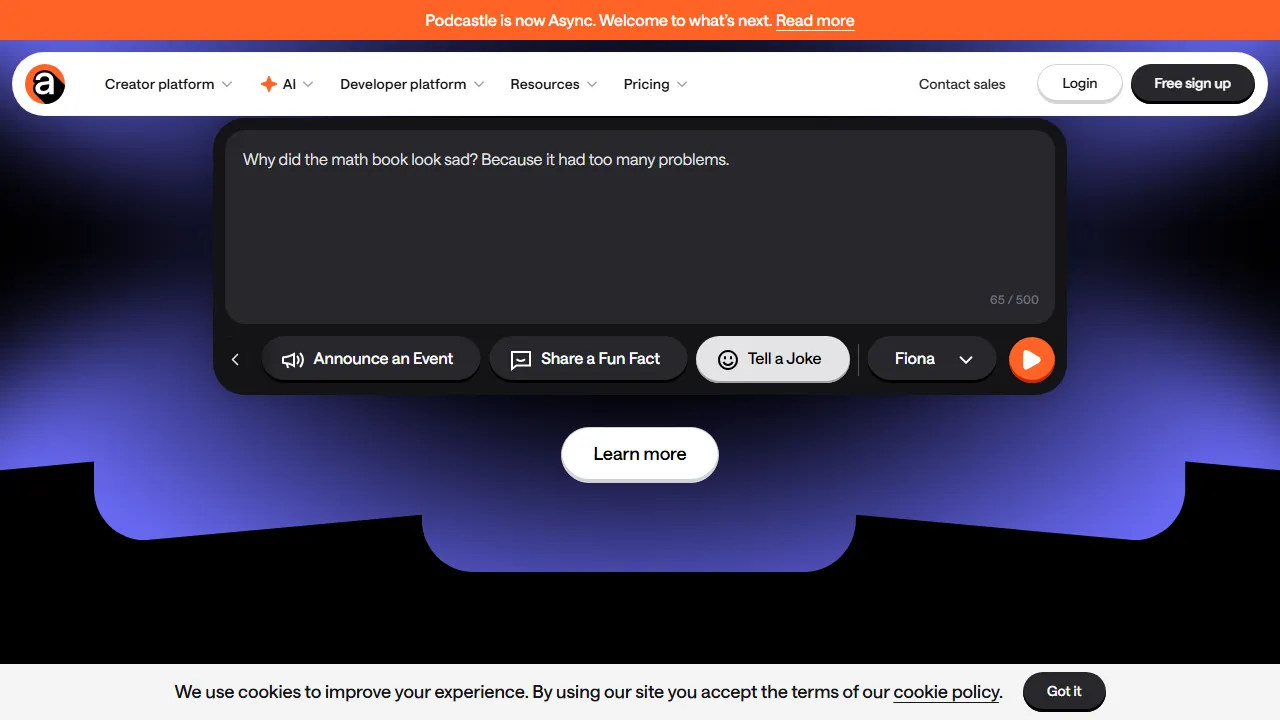 Podcastle Screenshot