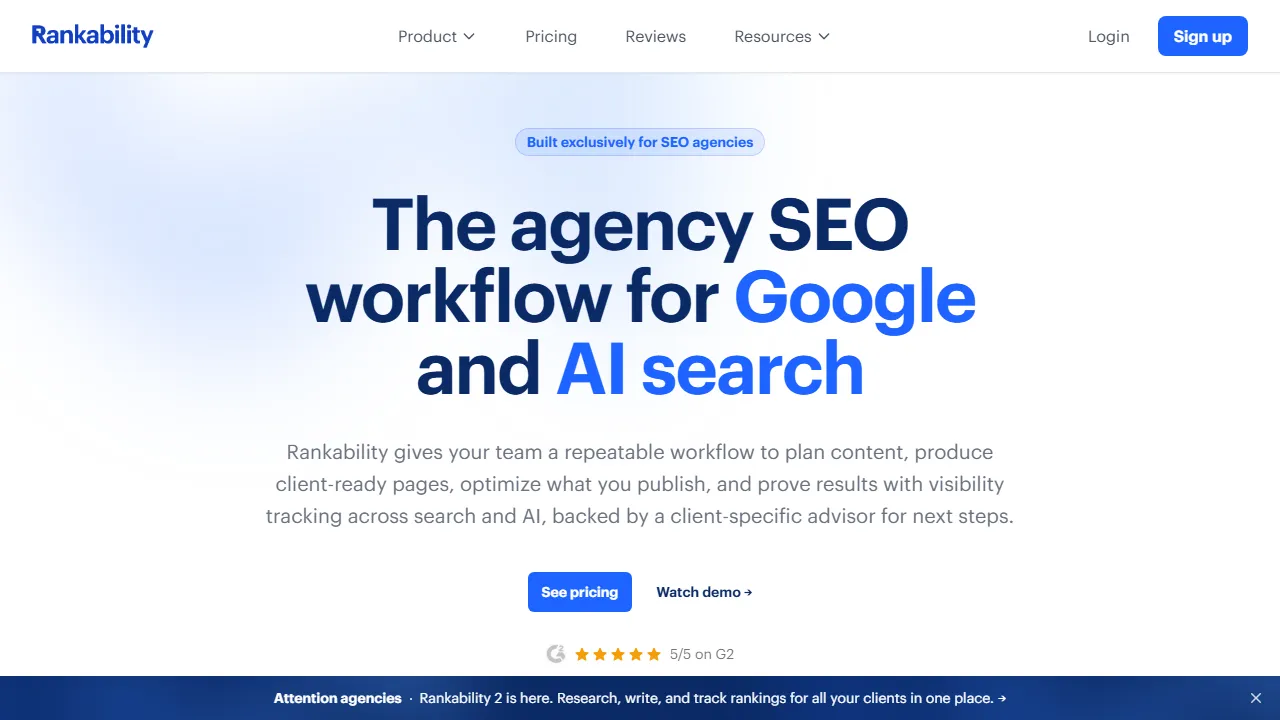 Rankability Screenshot