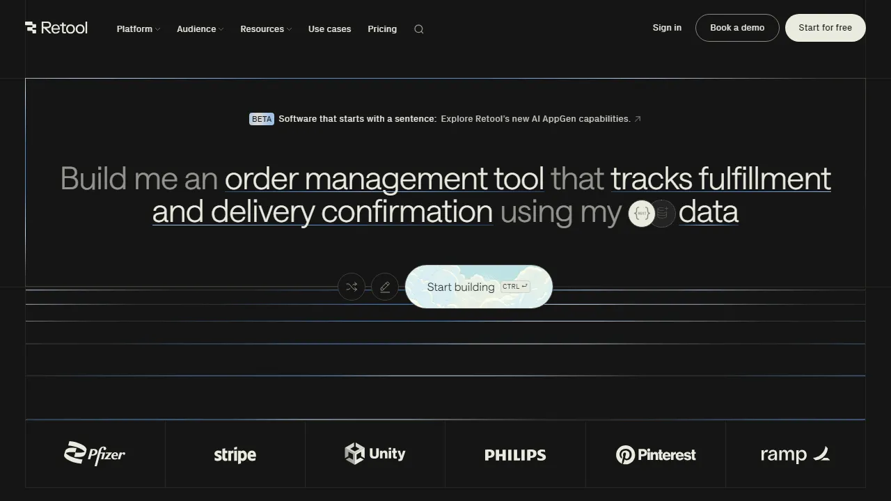 Retool AI Screenshot