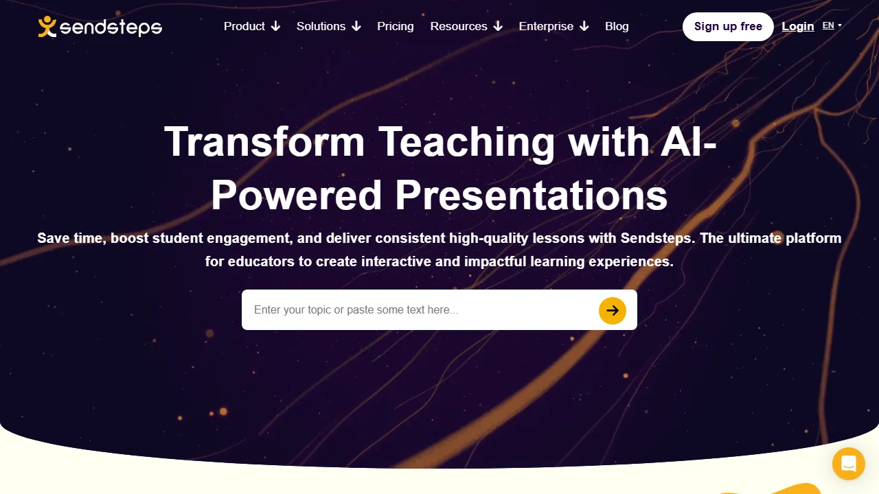Sendsteps AI Screenshot