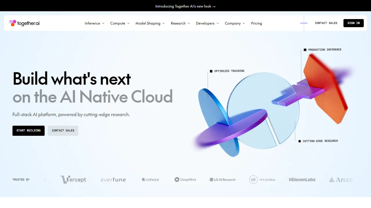 Together AI Screenshot